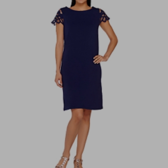 Liz Claiborne Dresses & Skirts - Liz Claiborne Navy Knit Dress